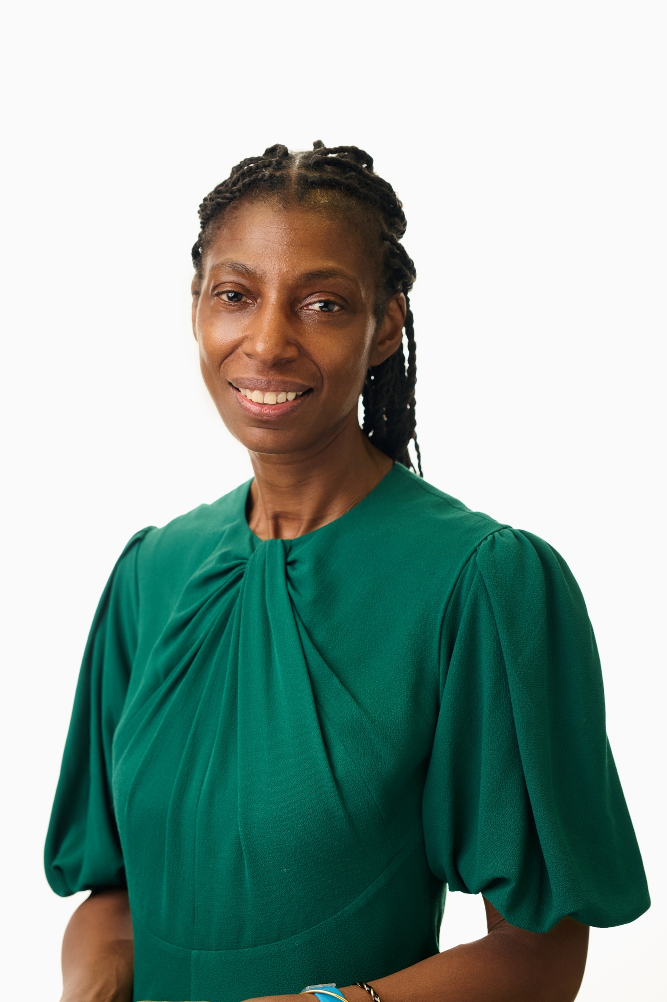 An image of Frontier Chair Sharon White against a plain white background